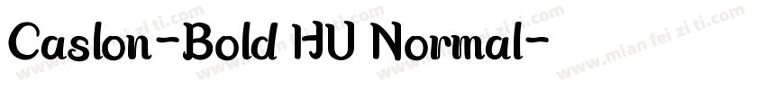 Caslon-Bold HU Normal字体转换